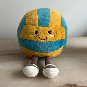 RETIRED Jellycat Smiling Plush Ball - NWT